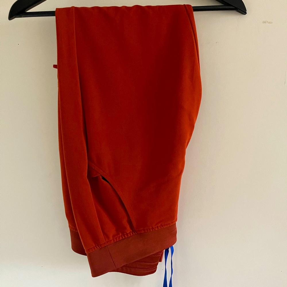Zamora Jogger Scrub Pants in regular small. Limited edition, in pumpkin spice.